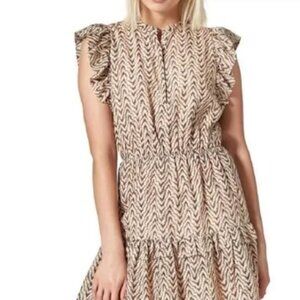 ***Joie Krystina C in Melon Mini Silk Blend Dress***